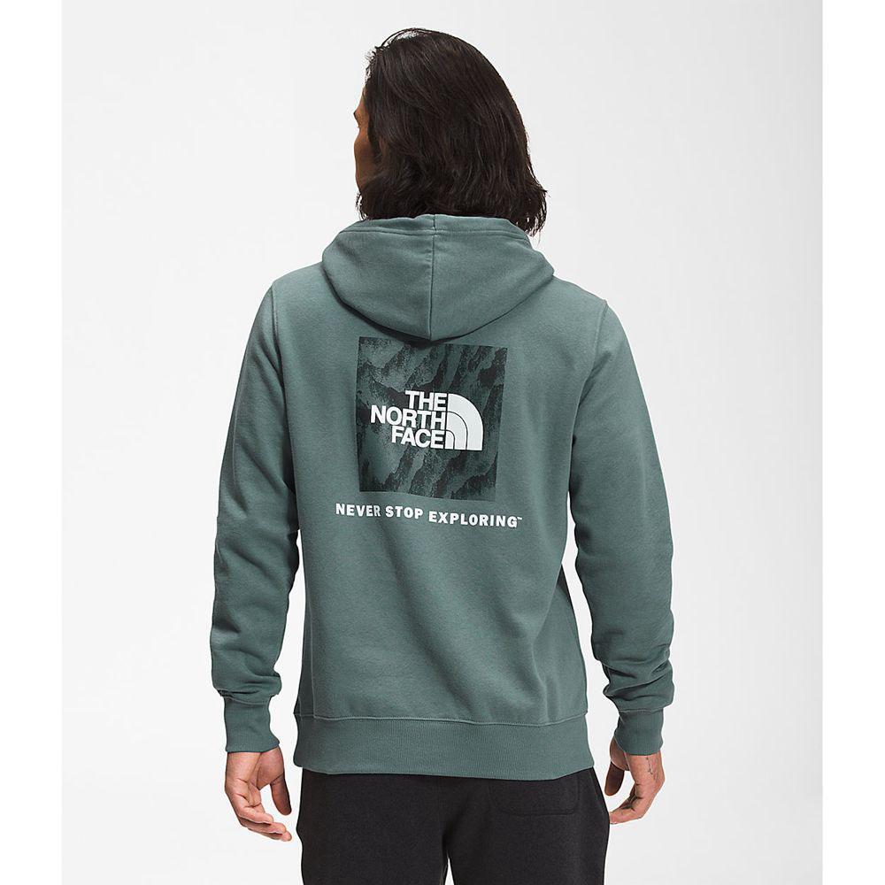 The North Face Box Nse Pullover Ανδρικα Φούτερ Hoodie - Πρασινο (VSNE63498)